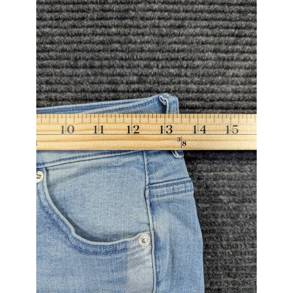 Express Stretch Denim Perfect Ankle High Rise Jeans Womens 2S Blue Cotton Skinny - Picture 13 of 16